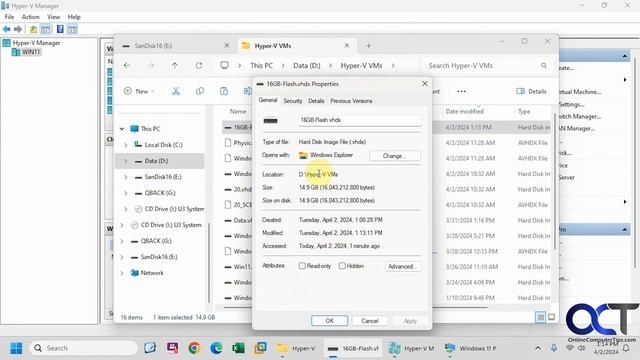 How to Attach a Host Physical Hard Drive to a Hyper-V Virtual Machine to Copy Files смотреть онлайн