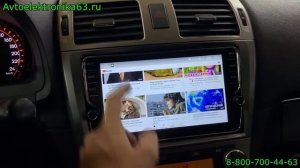 Замена android магнитолы для Toyota Avensis