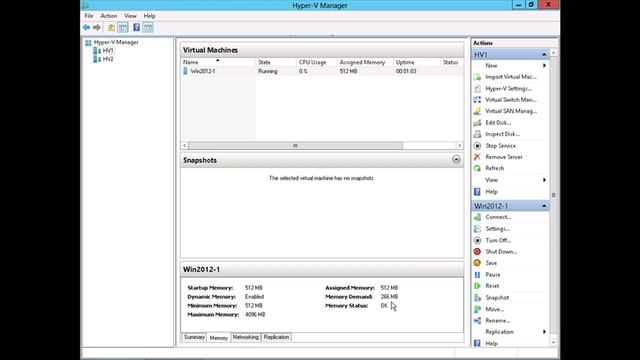 Configure Dynamic Memory in Windows 2012 Hyper-V Lab смотреть онлайн