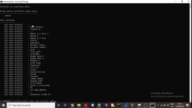 CMD : Find All Wi-Fi Passwords With only 1 Command in Windows XP/7/8/8.1/10 || Show Wifi Password смотреть онлайн