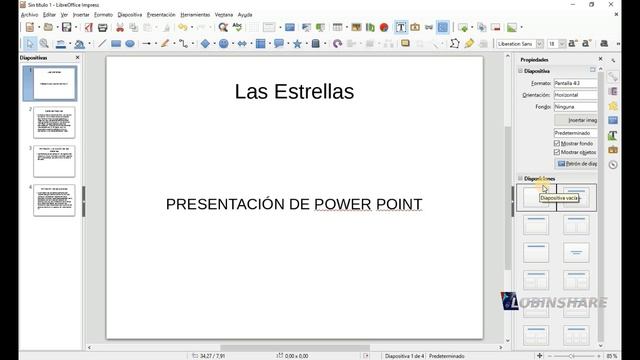 LibreOffice IMPRESS _ Tutorial 03: DISPOSICIÓN Y PATRONES DE DIAPOSITIVA смотреть онлайн