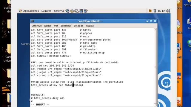 Configuración de Squid con acl en centOS 5.5 (servidor) a Windows 7 (Cliente) смотреть онлайн