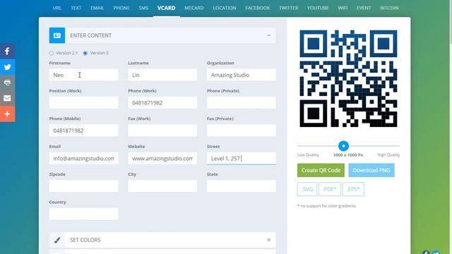How to make vcard/QR Code for you and your business смотреть онлайн