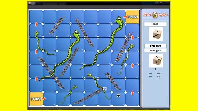 C# Simple Snake and Ladder смотреть онлайн