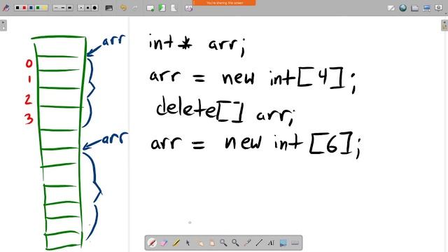 CS 202 - Fall 2021 - Lecture 5 (Pointer Review, Dynamic Memory Allocation, RNG) смотреть онлайн