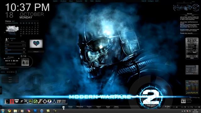 Modern Warfare 2 Desktop Theme (HD) смотреть онлайн
