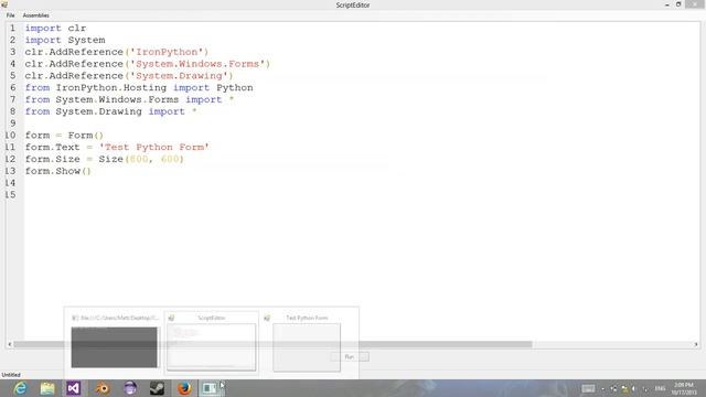 C# IronPython ScriptEngine: Syntax Highlighting Demo Plus C# Script Integration смотреть онлайн