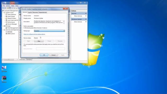 How to Turn off Automatic windows update | Disable automatic windows updates смотреть онлайн