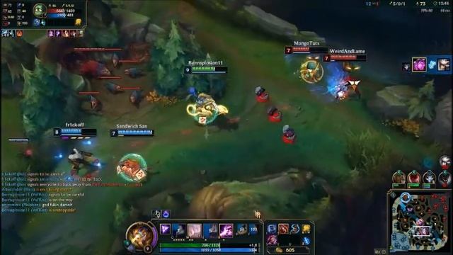 League Of Legends VELKOZ MID IS BACK смотреть онлайн