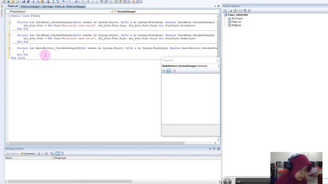 Membuat Form dengan Groupbox, checkbox dan radio button bagian 2. visual basic 2008 смотреть онлайн