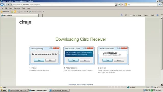 iNet - Tutorial - Citrix Receiver Installation - Windows XP смотреть онлайн