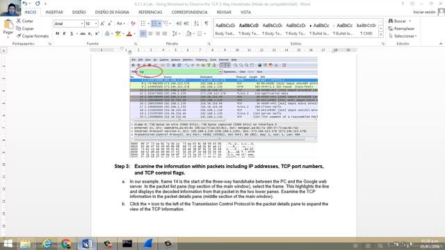 9.2.1.6 Lab - Using Wireshark to Observe the TCP 3-Way Handshake смотреть онлайн