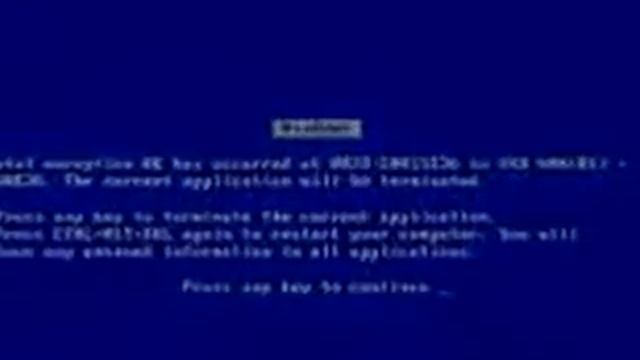 Microsoft Windows NT Workstation 4.0 Blue Screens of Death смотреть онлайн