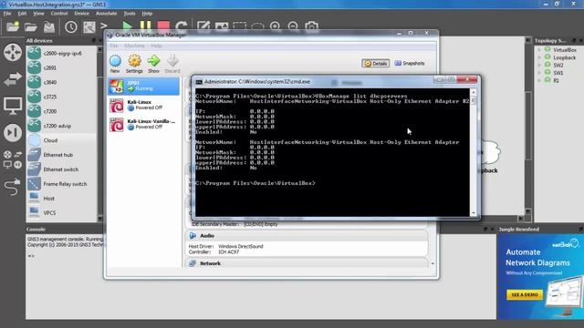 Connecting a VM Into GNS3 смотреть онлайн