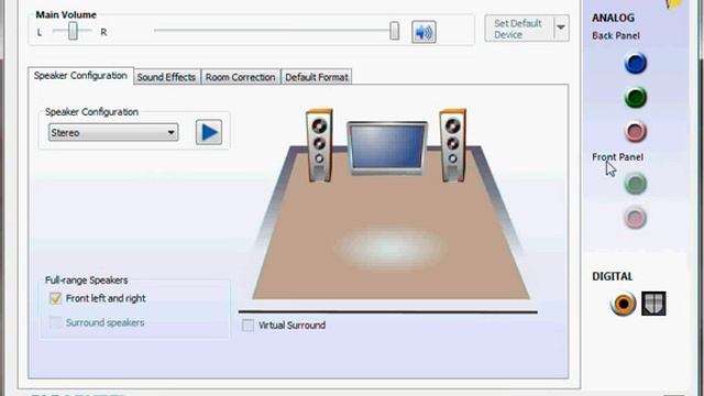 Realtek HD Front Panel Adjustment Both Audio And Mic