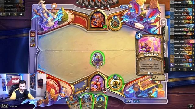 NEW Legendary In Best Paladin Deck 2.0 After Nerfs Is Good! Showdown in the Badlands | Hearthstone смотреть онлайн