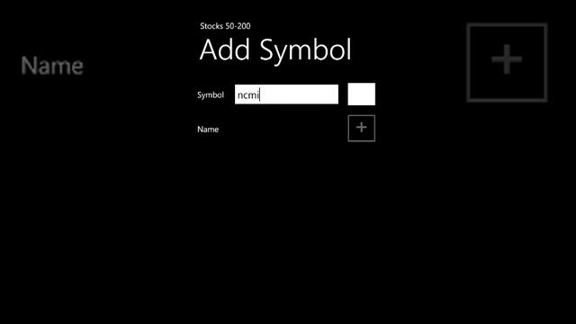 Stocks 50/200 for Windows Phone 7 (v1.1) смотреть онлайн