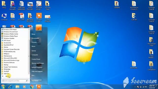 Steps to start Microsoft Paint in Windows 7 смотреть онлайн