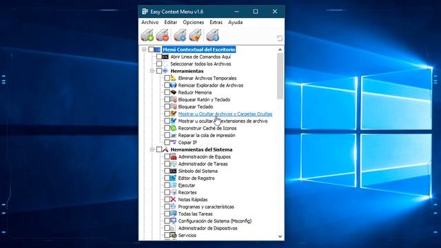 TIPS PARA WINDOWS - EDITAR EL MENÚ CONTEXTUAL смотреть онлайн