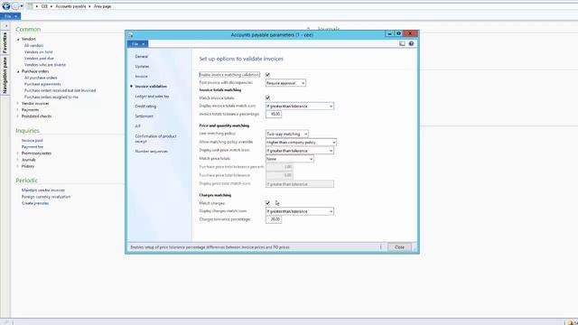 AX 2012-TL-Invoice Matching Policy смотреть онлайн