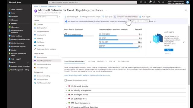 Microsoft Defender for Cloud and regulatory compliance смотреть онлайн