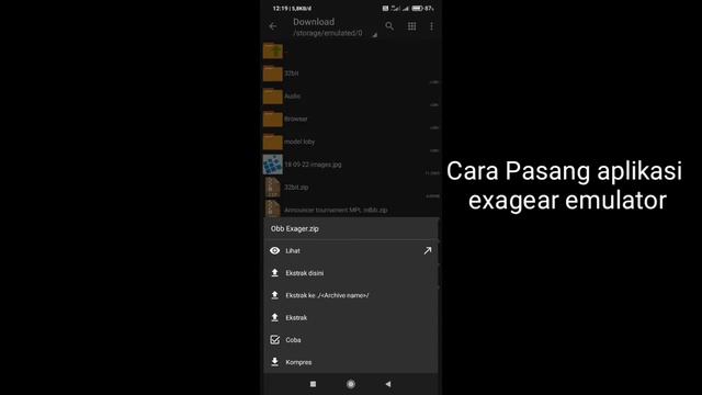 Cara Pasang Exagear Emulator Apk! смотреть онлайн
