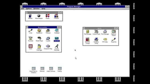 Windows 3.1 Startup and Shutdown (April 6, 1992) (MS-DOS) смотреть онлайн