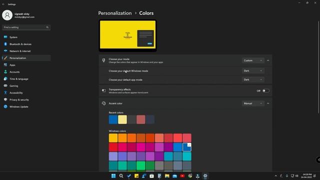 Windows 11 customized dark mode! How to set dark mode for only apps? смотреть онлайн