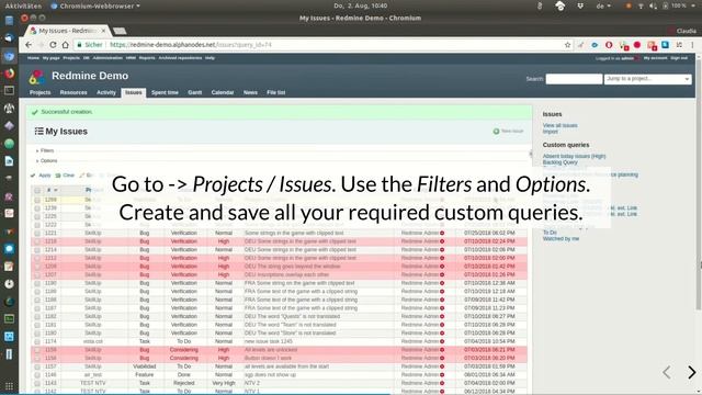 AlphaNodes Webinar: Redmine Reporting Plugin - Counter boxes смотреть онлайн