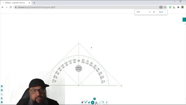 How to Use Protractor Online in Microsoft Whiteboard and Bitpaper смотреть онлайн