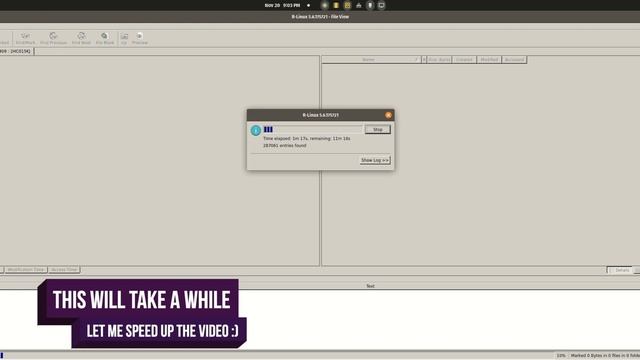 Recover files and Partitions from ext4, ext3, ext2 Partitions on linux for free using r linux смотреть онлайн