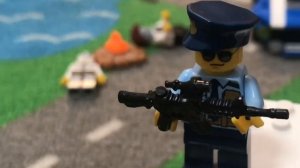 Lego  swat zombie/police battle featuring Doug