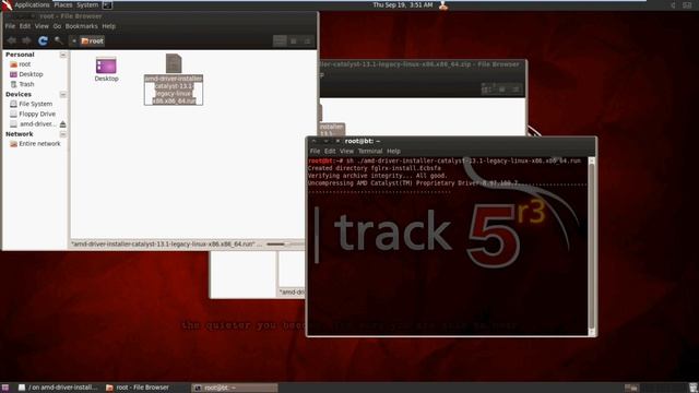 How to install Software or Drivers [Backtrack 5 R3] смотреть онлайн