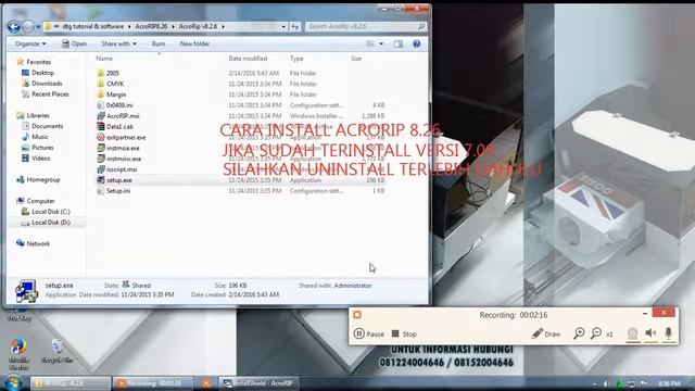 Cara Install Acrorip 8 26 Printer DTG смотреть онлайн