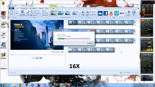 AMD FX 6300 Video Editing Speed Movie Maker смотреть онлайн