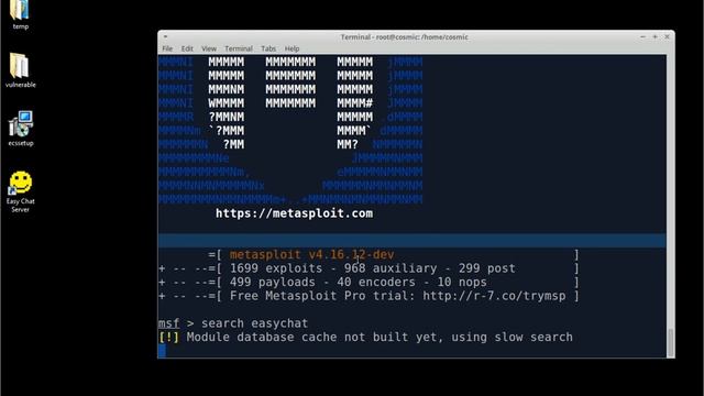 Exploit Easy Chat with metasploit смотреть онлайн