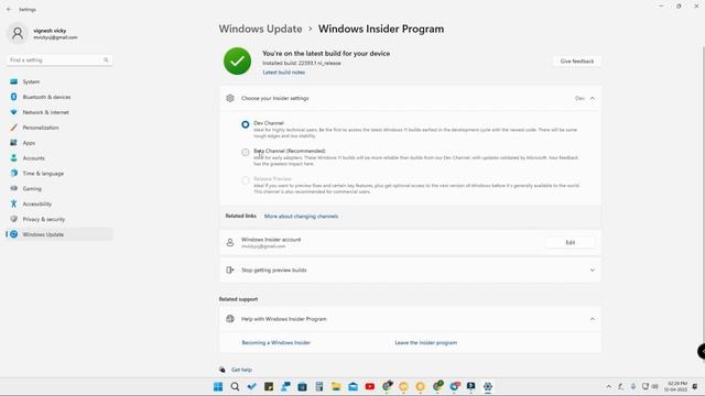 How to leave Windows 11 Insider program Dev, beta channel to Stable version without data loss смотреть онлайн