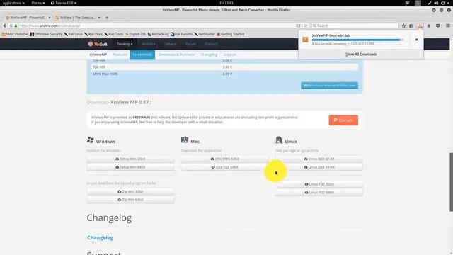 How to install XnView-MP Image Viewer on Kali Linux смотреть онлайн