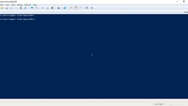 Clear-RecycleBin | PowerShell Command смотреть онлайн