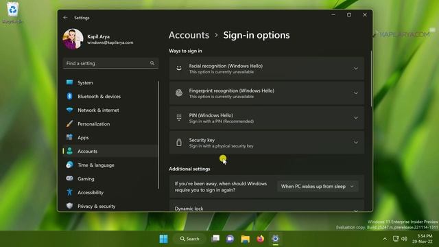 Enable Passwordless login in Windows 11 смотреть онлайн