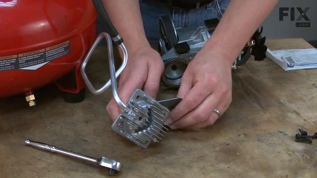 Porter Cable Compressor Repair - How to replace the Cylinder Gasket смотреть онлайн