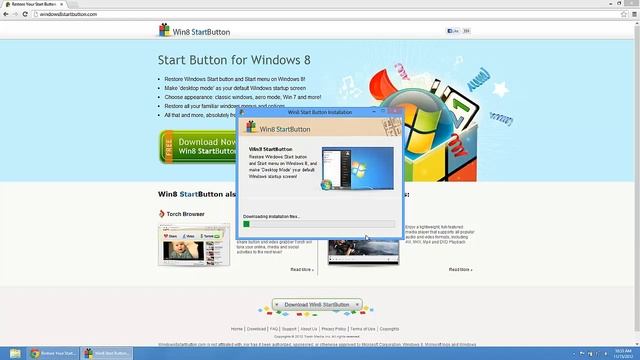 Restore Windows Start Button and Start Menu on Windows 8! смотреть онлайн