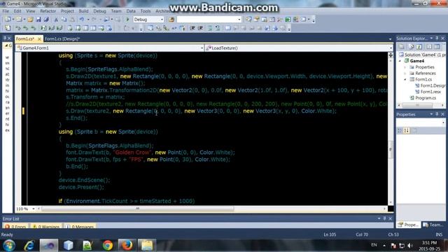 DirectX Programming Tutorial C# Game Development Sprite Sheets #8 (No Xna) смотреть онлайн