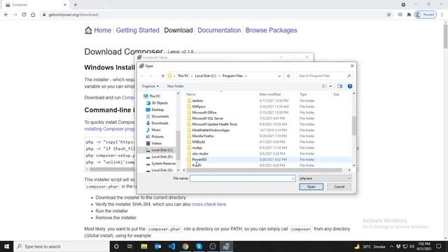 How to install composer 2 on Windows смотреть онлайн