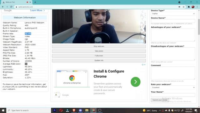 Lenovo FHD 300 Webcam Review смотреть онлайн