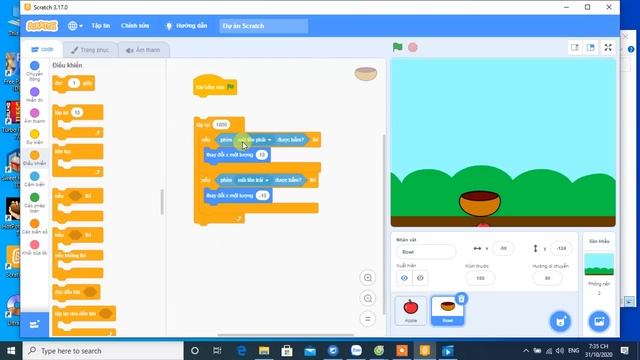 Scratch: Hướng dẫn lập trình game Hứng táo смотреть онлайн