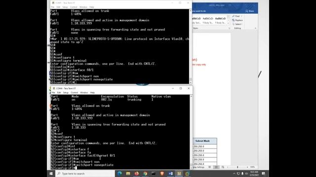 Cisco CCNA SRWE lab 11.6.2 switchport security смотреть онлайн