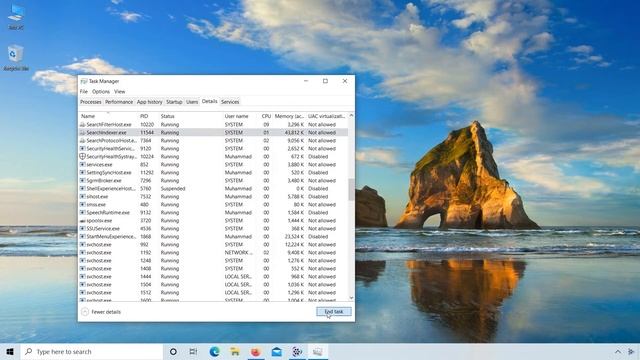 How to fix search bar issue in Windows 10 by task manager смотреть онлайн
