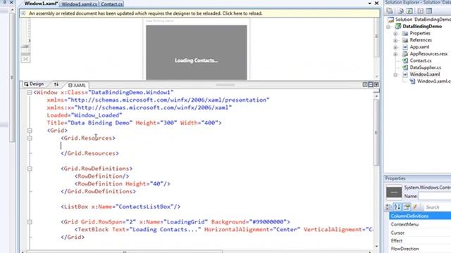 Data Binding with wpf in .NET смотреть онлайн