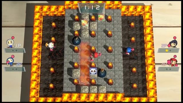 Super Bomberman R 4-Player Gameplay Nintendo Switch The Great Wall смотреть онлайн